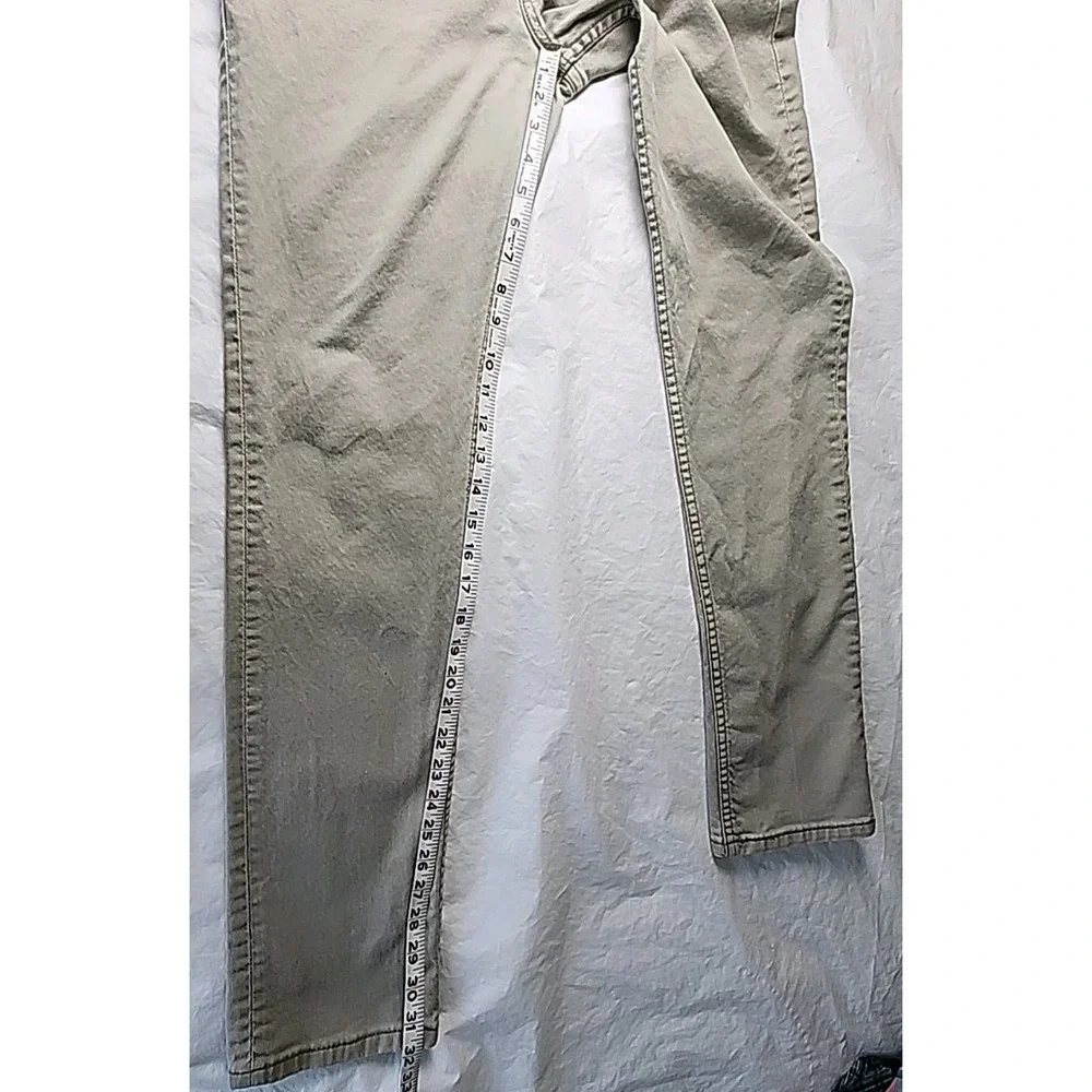 Vintage Levi's 510 Jeans 33/32 Super Skinny Straight Stretch Tan Comfort Retro